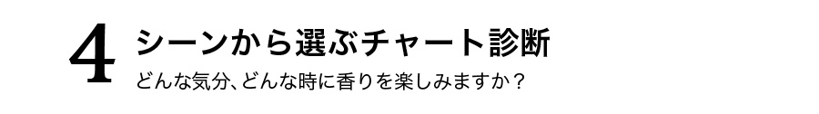 精油 チャート診断 シーン別